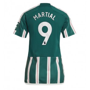 Lacne Ženy Futbalové dres Manchester United Anthony Martial #9 2023-24 Krátky Rukáv - Preč